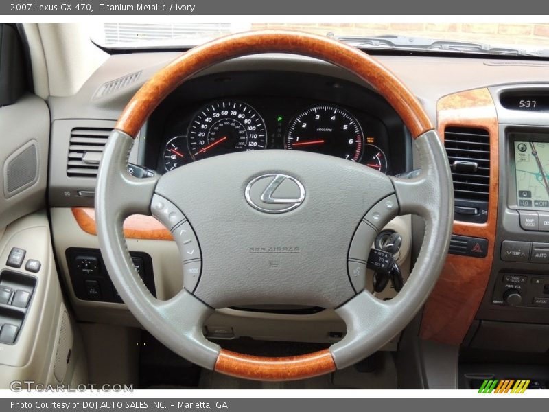 Titanium Metallic / Ivory 2007 Lexus GX 470