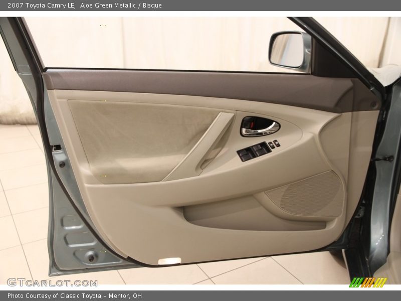 Aloe Green Metallic / Bisque 2007 Toyota Camry LE