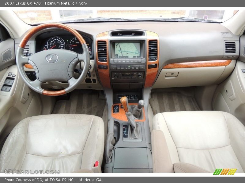 Titanium Metallic / Ivory 2007 Lexus GX 470