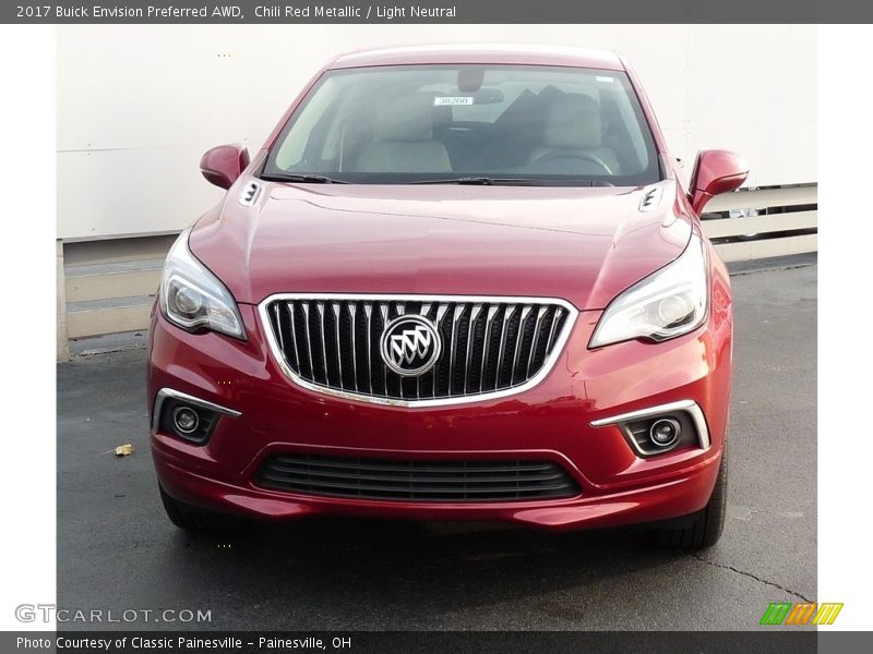 Chili Red Metallic / Light Neutral 2017 Buick Envision Preferred AWD