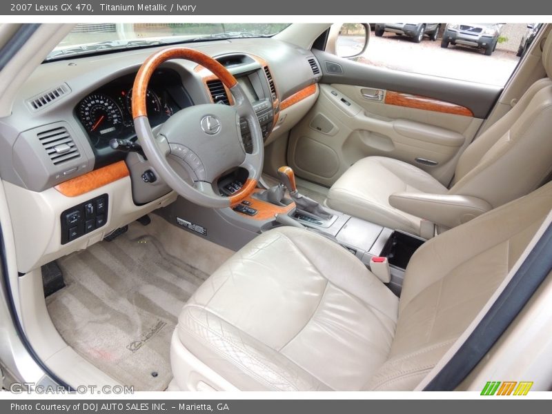 Titanium Metallic / Ivory 2007 Lexus GX 470