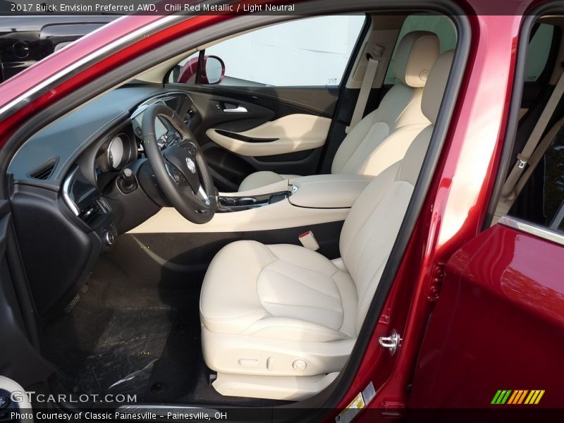Chili Red Metallic / Light Neutral 2017 Buick Envision Preferred AWD
