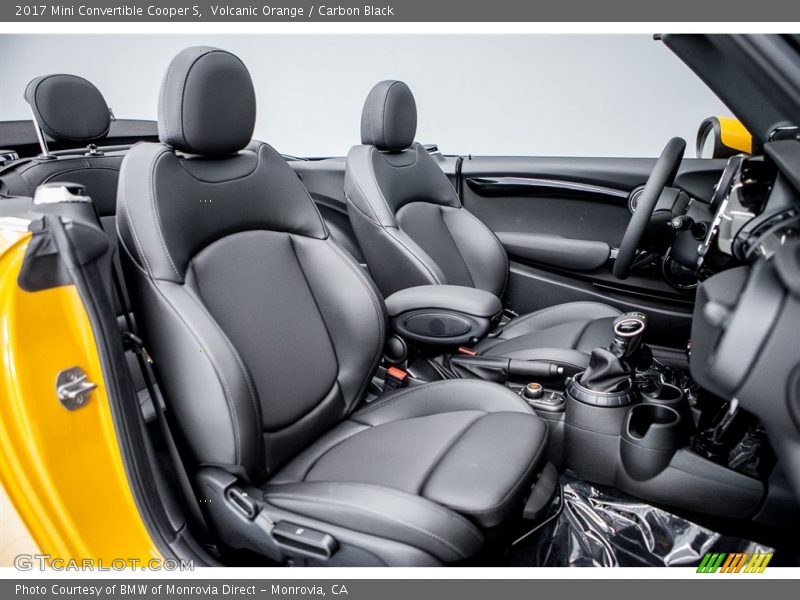  2017 Convertible Cooper S Carbon Black Interior