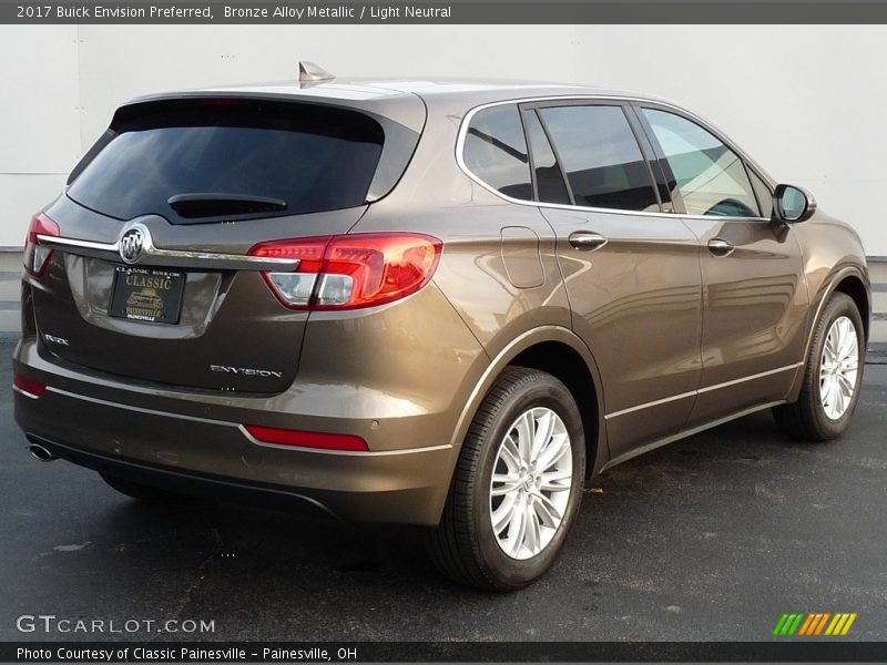Bronze Alloy Metallic / Light Neutral 2017 Buick Envision Preferred