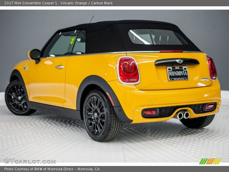 Volcanic Orange / Carbon Black 2017 Mini Convertible Cooper S