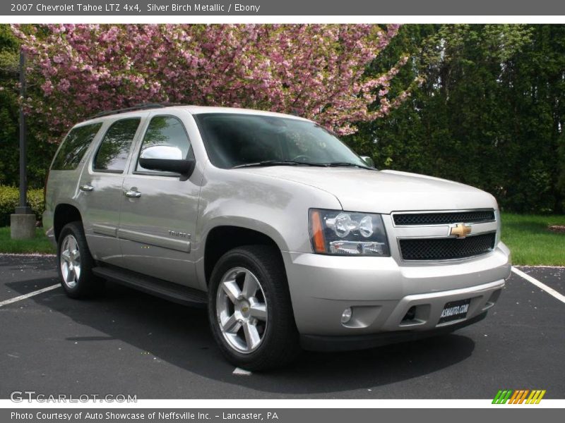 Silver Birch Metallic / Ebony 2007 Chevrolet Tahoe LTZ 4x4