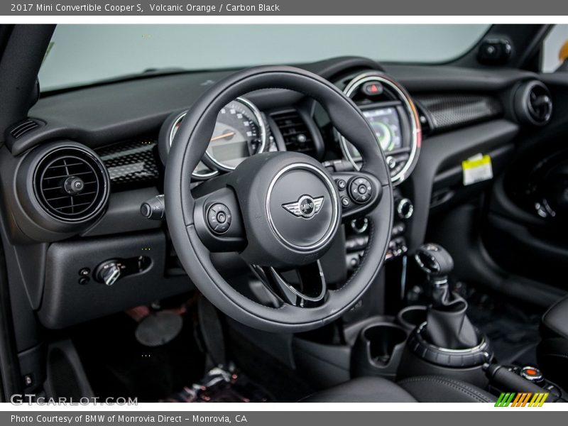 Volcanic Orange / Carbon Black 2017 Mini Convertible Cooper S