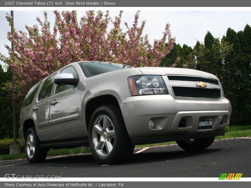 Silver Birch Metallic / Ebony 2007 Chevrolet Tahoe LTZ 4x4