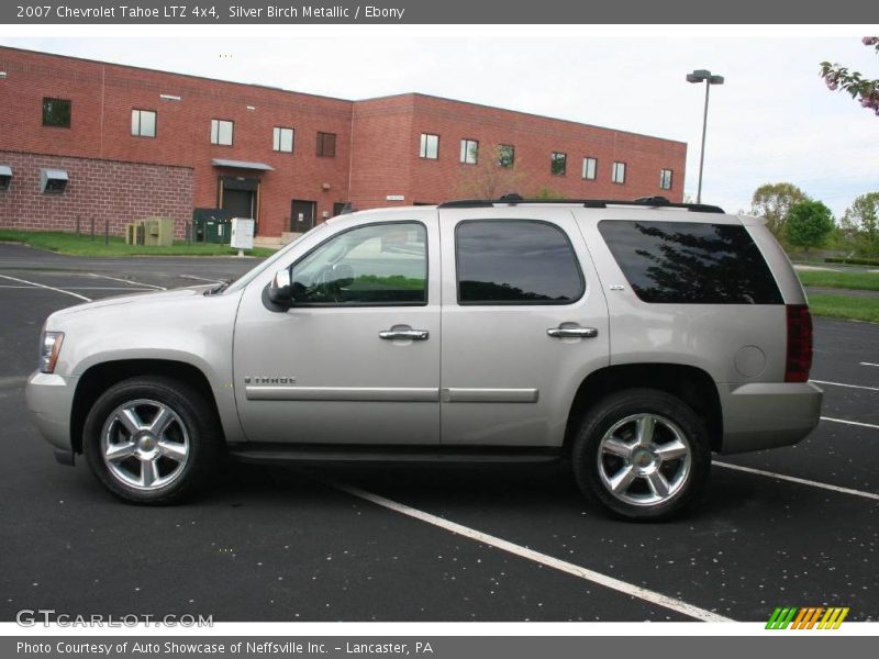 Silver Birch Metallic / Ebony 2007 Chevrolet Tahoe LTZ 4x4