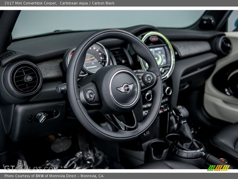 Dashboard of 2017 Convertible Cooper