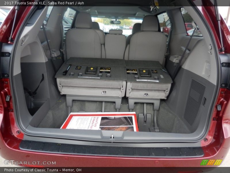 Salsa Red Pearl / Ash 2017 Toyota Sienna XLE