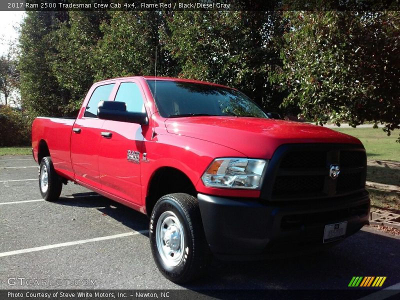 Flame Red / Black/Diesel Gray 2017 Ram 2500 Tradesman Crew Cab 4x4