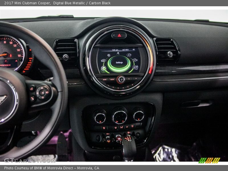 Digital Blue Metallic / Carbon Black 2017 Mini Clubman Cooper