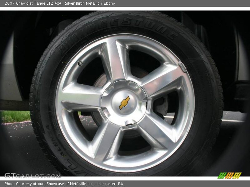 Silver Birch Metallic / Ebony 2007 Chevrolet Tahoe LTZ 4x4