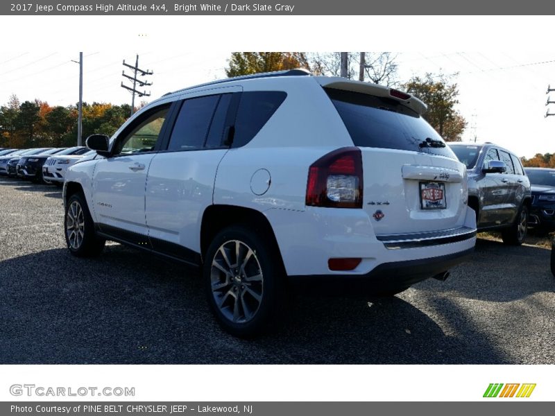 Bright White / Dark Slate Gray 2017 Jeep Compass High Altitude 4x4