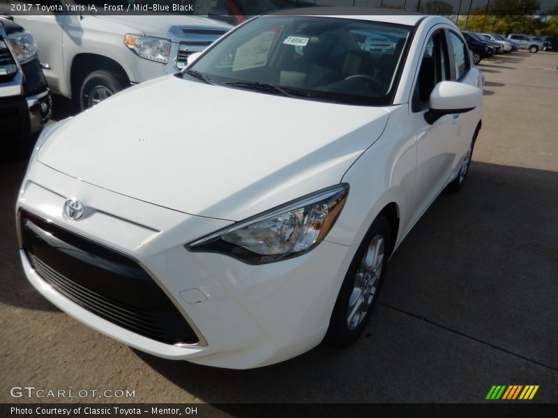 Frost / Mid-Blue Black 2017 Toyota Yaris iA