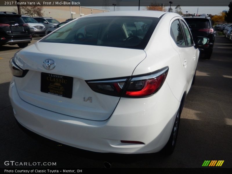 Frost / Mid-Blue Black 2017 Toyota Yaris iA