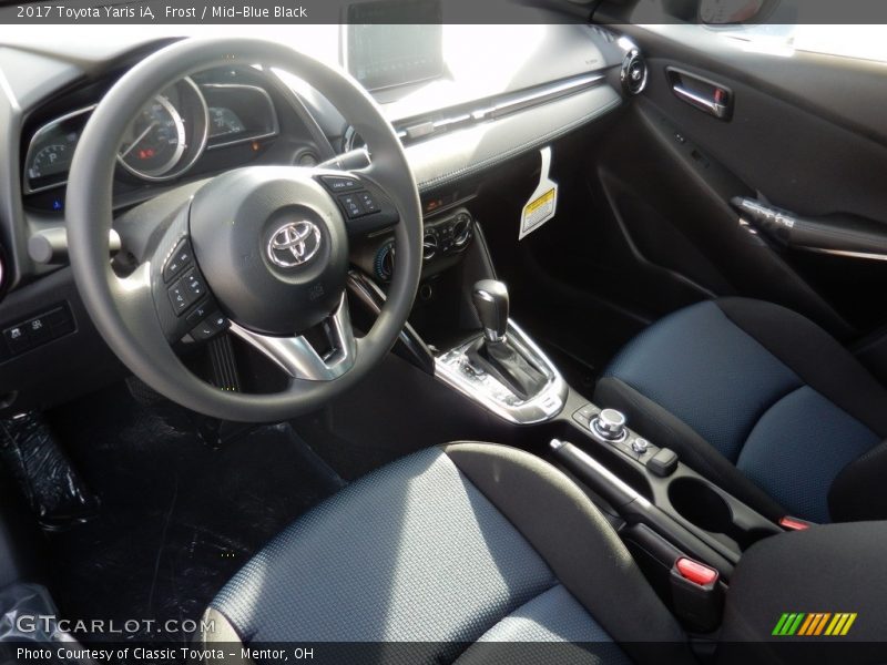 Frost / Mid-Blue Black 2017 Toyota Yaris iA