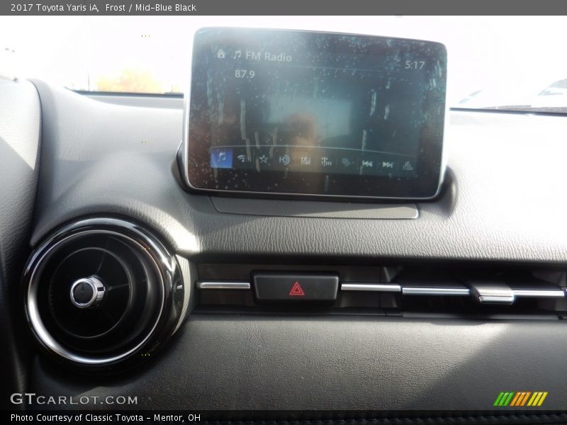 Frost / Mid-Blue Black 2017 Toyota Yaris iA