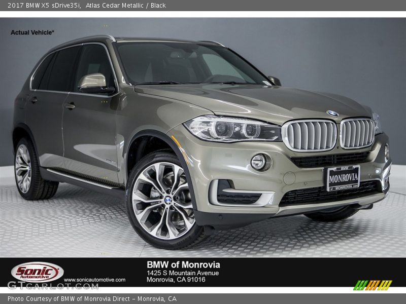 Atlas Cedar Metallic / Black 2017 BMW X5 sDrive35i