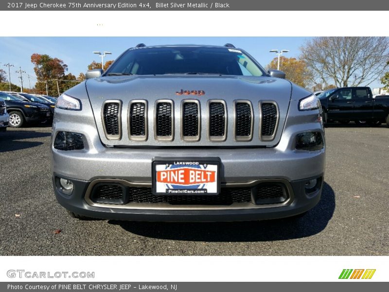 Billet Silver Metallic / Black 2017 Jeep Cherokee 75th Anniversary Edition 4x4