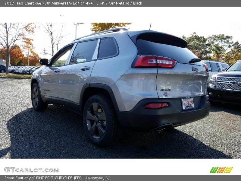 Billet Silver Metallic / Black 2017 Jeep Cherokee 75th Anniversary Edition 4x4