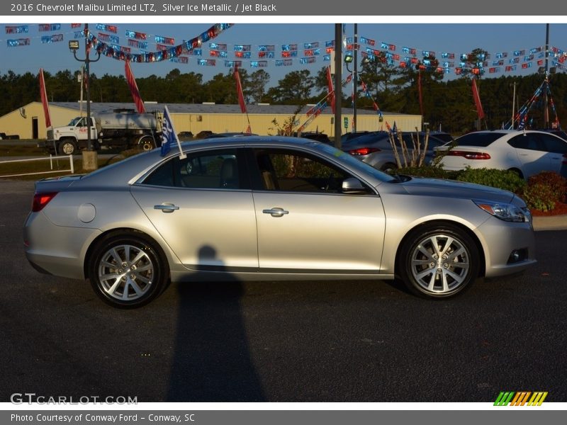 Silver Ice Metallic / Jet Black 2016 Chevrolet Malibu Limited LTZ