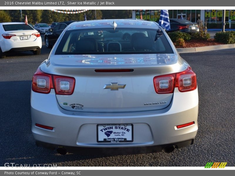 Silver Ice Metallic / Jet Black 2016 Chevrolet Malibu Limited LTZ