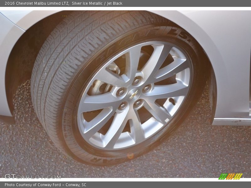 Silver Ice Metallic / Jet Black 2016 Chevrolet Malibu Limited LTZ