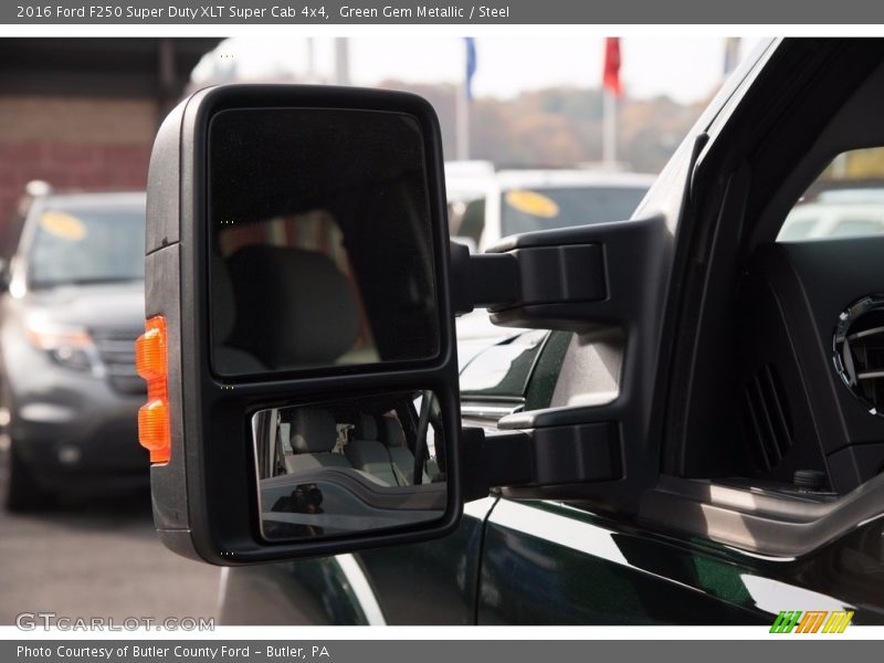 Green Gem Metallic / Steel 2016 Ford F250 Super Duty XLT Super Cab 4x4