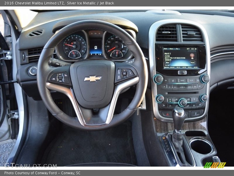 Silver Ice Metallic / Jet Black 2016 Chevrolet Malibu Limited LTZ