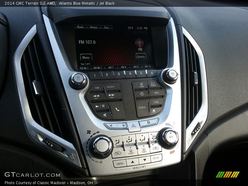Atlantis Blue Metallic / Jet Black 2014 GMC Terrain SLE AWD