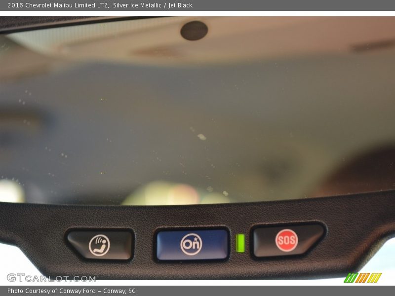 Silver Ice Metallic / Jet Black 2016 Chevrolet Malibu Limited LTZ