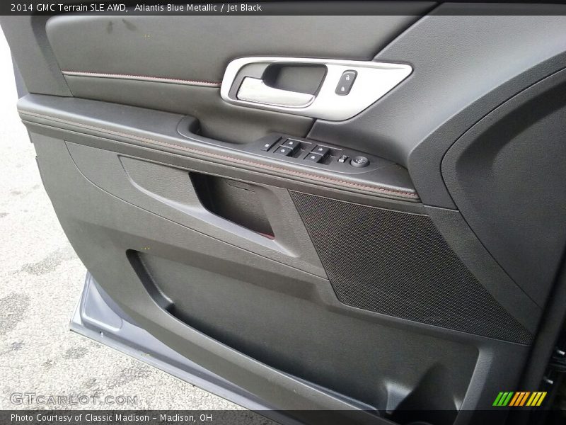 Atlantis Blue Metallic / Jet Black 2014 GMC Terrain SLE AWD