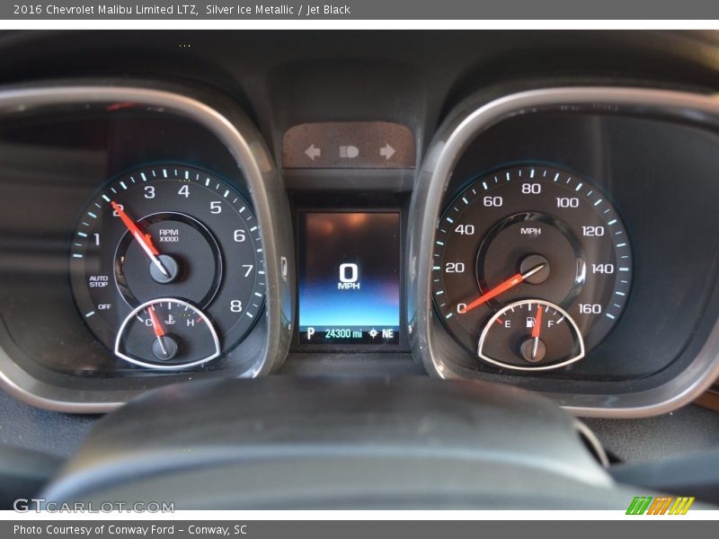 Silver Ice Metallic / Jet Black 2016 Chevrolet Malibu Limited LTZ