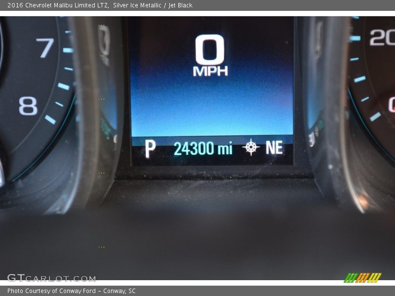 Silver Ice Metallic / Jet Black 2016 Chevrolet Malibu Limited LTZ