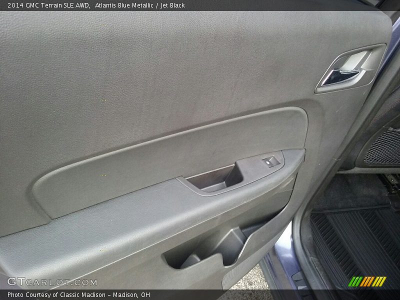 Atlantis Blue Metallic / Jet Black 2014 GMC Terrain SLE AWD