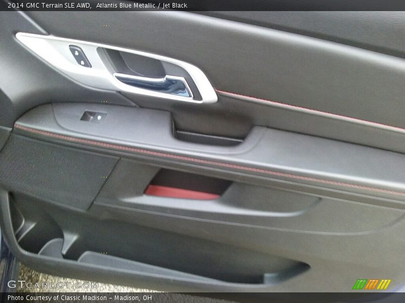 Atlantis Blue Metallic / Jet Black 2014 GMC Terrain SLE AWD