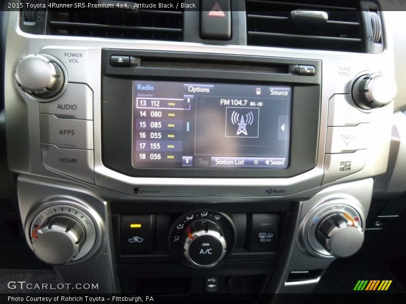 Attitude Black / Black 2015 Toyota 4Runner SR5 Premium 4x4