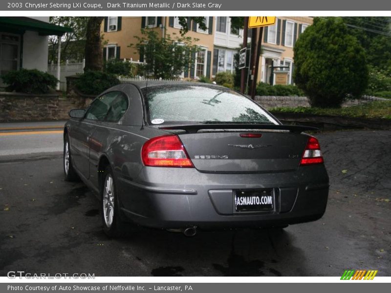 Dark Titanium Metallic / Dark Slate Gray 2003 Chrysler Sebring LXi Coupe