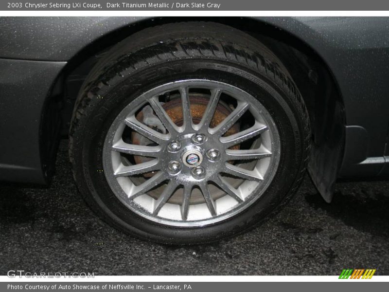 Dark Titanium Metallic / Dark Slate Gray 2003 Chrysler Sebring LXi Coupe