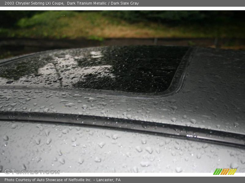 Dark Titanium Metallic / Dark Slate Gray 2003 Chrysler Sebring LXi Coupe