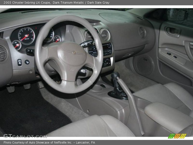 Dark Titanium Metallic / Dark Slate Gray 2003 Chrysler Sebring LXi Coupe