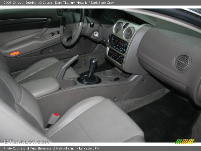 Dark Titanium Metallic / Dark Slate Gray 2003 Chrysler Sebring LXi Coupe