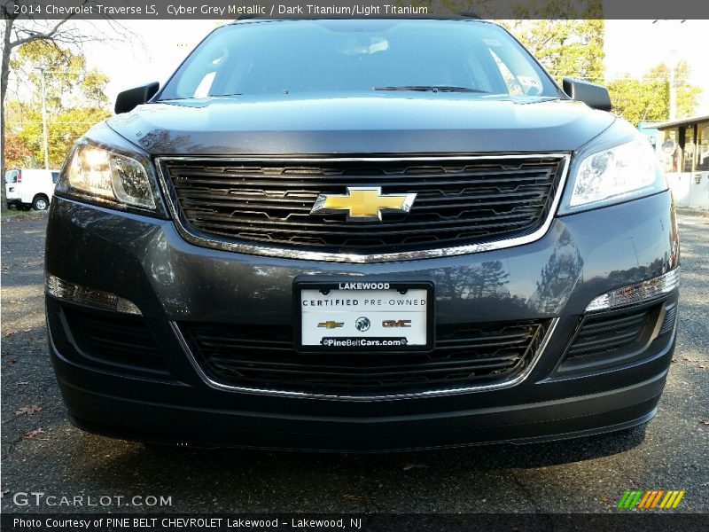 Cyber Grey Metallic / Dark Titanium/Light Titanium 2014 Chevrolet Traverse LS