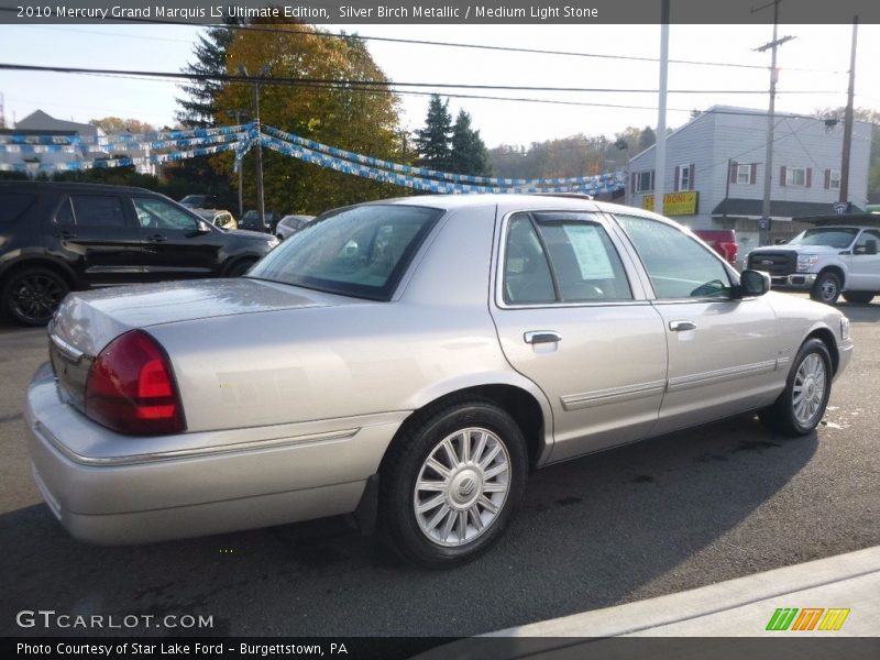 Silver Birch Metallic / Medium Light Stone 2010 Mercury Grand Marquis LS Ultimate Edition