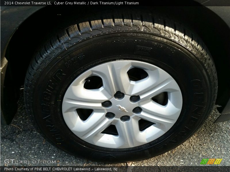 Cyber Grey Metallic / Dark Titanium/Light Titanium 2014 Chevrolet Traverse LS