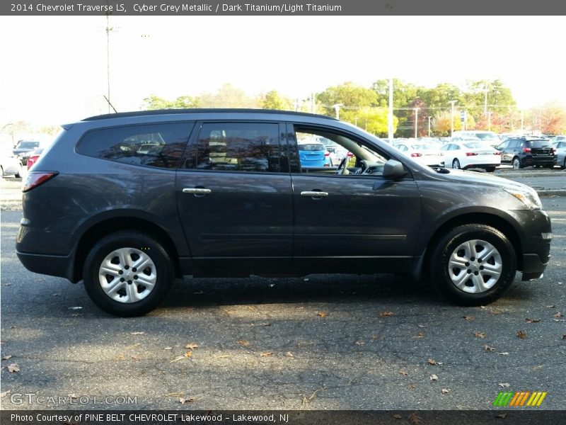 Cyber Grey Metallic / Dark Titanium/Light Titanium 2014 Chevrolet Traverse LS