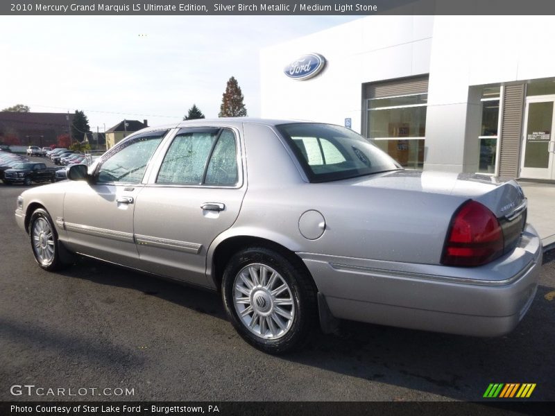 Silver Birch Metallic / Medium Light Stone 2010 Mercury Grand Marquis LS Ultimate Edition