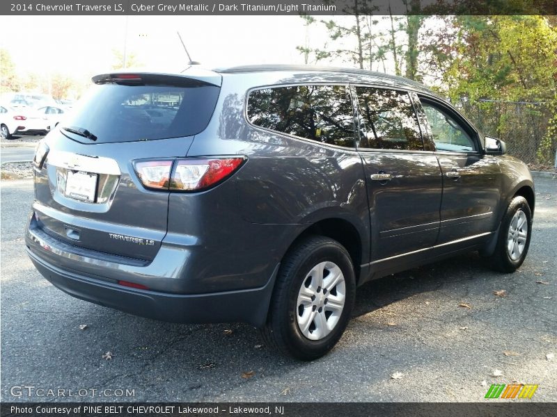 Cyber Grey Metallic / Dark Titanium/Light Titanium 2014 Chevrolet Traverse LS